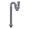 Codo s lavabo de cocina para lavar platos tubería de desagüe del lavabo desodorante desagüe de inodoro lavabo accesorios de tubo en u universales