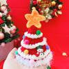 Nueva mascota Navidad lindo estrellas bola sombrero gatito sombrero de lana tejido ropa para perro accesorios regalo