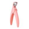 Tijeras de uñas de fábrica, cortaúñas portátiles en forma de U, tijeras francesas planas para uñas, tijeras para cortar uñas con fototerapia