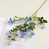 Buquê de Flores Artificiais de Rosa com Múltiplas Cabeças Arranjo de Cena Decoração Pequena Rosa Arbusto de Rosa Exibição Arte Floral Camélia Flores Falsas