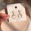 Pendientes Cuadrados Geométricos de Plata 925 Tachonados con Diamantes Pendientes de Piedra Ojo de Gato Pendientes Simples Ins para Mujer Tachuelas de Oreja al por Mayor