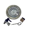 Placa de aquecimento para balde de água de aço inoxidável de 18CM acessórios aquecedor de água tubo de aquecimento elétrico tubo único e duplo placa de aquecimento elétrica anti-queima a seco 220