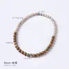Pulseiras Série Bodhi Estrela e Lua 7mm para Homens e Mulheres Estilo Chinês Cristal Pagode Amarelo Vajra Pequeno Bodhi Pulseira Joias Mulheres