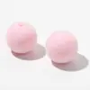 Cuentas Redondas Acrílicas de Terciopelo Color Macarrón para Invierno, Cuentas de Terciopelo Esponjosas, Cuentas Sueltas, Cuentas en Hilo, Accesorios de Joyería DIY
