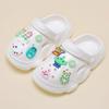 Nuevas pantuflas de EVA antideslizantes de dibujos animados para padres e hijos, zapatos con agujeros para niños, zapatillas para niñas para el hogar, interior y exterior, sandalias para niños