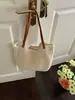 Bolsa de Grande Capacidade para Mulheres 2026 Novo Estilo Bolsa Única de Ombro Trançada Bolsa de Praia para Férias na Costa Bolsa Trançada de Palha Feminina Bolsa Tote
