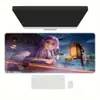 Alfombrilla de Ratón para Videojuegos E-Sports Bidimensional de Personajes de Anime, Alfombrilla Grande de Escritorio para Teclado de Computadora Gruesa y Resistente a las Manchas