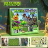 Libro Tranquilo de Plantas vs Zombies Pegatina Magnética Niña de Escuela Primaria Sin Cortar Pegatina Magnética Grande de 18 cm Collage Magnético