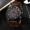 Reloj de nicho europeo y americano moda masculina estilo coreano personalizado estudiante TikTok policía fuerzas especiales reloj de hombre con esfera grande y calendario