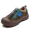Jie shu 2023 Outono Novo Retro primeira camada couro bovino estilo esportivo versátil em estoque sola de espuma casual sapatos femininos
