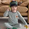 Clase infantil Beixinan Ropa y Pantalones de Algodón Puro Lycra Otoño para Niños y Niñas, Conjunto de Ropa Interior Térmica Sin Costuras
