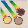 Medalha Geral de Metal Listada Medalha de Maratona de Jogos Escolares Medalha Comemorativa Medalha de Ouro Prata Medalha de Bronze Listada