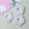 Temperamento brincos doces oco diy resina brincos brincos frescos acessórios Super flor de fada jóias buraco reto