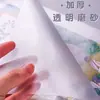 Conjunto de capas de livro transparentes foscas autoadesivas para alunos do ensino fundamental, conjunto completo de capas protetoras para livros didáticos e filme para embrulhar livros