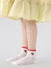 Calcetines para Niños al por Mayor 2026 Primavera/Verano Ultra Delgados Meow Meow Story Calcetines de Malla Red Fishnet Calcetines a Cuadros para Niñas
