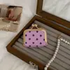 Nueva Bolsa Pequeña Mini para Joyería de Auriculares Billetera de Monedas de Cuero PU Anillo Pendiente de Botón Bolsa Pequeña para Guardar Adornos