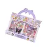 Bolsa de Adesivos Portátil Jardim de Infância Crianças Recompensa Pequeno Presente Material de Decoração para Caderno Adesivo Adesivo de Desenho Animado Menina
