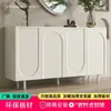Zapatero color crema para uso doméstico, zapatero de doble puerta estilo francés para la entrada, popular armario de almacenamiento multicapa para montaje en pared 2026