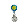 Reloj de enfermera sonriente F6556, redondo, fácil de tirar, retráctil, con botón, regalo directo de fábrica de Shenzhen, reloj de bolsillo, reloj colgante, reloj de pecho