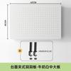 Tablero Perforado Escritorio Mesa de Estudio en Casa Escritorio Dormitorio Partición de Almacenamiento Vertical Mesa Estante Accesorios Gratis Shihua