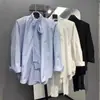 2026 Primavera Novo Design Solta Renda Laço Estilosa Versátil Manga Longa Camisa Top Feminino Tendência