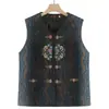 Roupas para mulheres de meia-idade e idosas, coletes de primavera e outono para mães, coletes estilosos para avós, roupas da moda para idosos, coletes para senhoras idosas