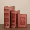 Libros Falsos Retro, Estanterías de Estilo Europeo para Estudio, Decoraciones para Sala de Estar, Decoraciones Suaves, Accesorios para Fotografía, Cajas de Libros