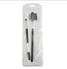 Cepillo de Doble Cabeza de Acero Inoxidable Cepillo para Máscara Peine Cepillo Cardado de Aguja de Acero para Pata de Mosca Cepillo para Máscara Segmentado Parcial Pequeño