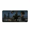 Mouse Pad Grande de Anime para Escritório, Estudo, E-Sports, Pad para Mesa de Computador com Borda de Bloqueio de Precisão
