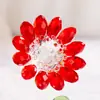 Girasol de Cristal Adornos de Vidrio Creativos para Regalos de Cumpleaños de Mejores Amigos Adornos de Diseño Único Pequeños Regalos para Parejas