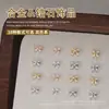 Joias para Nail Art Zircônia Laço Sino Pérola Liga Laço de Gravata Laço de Fita Zircônia Decoração de Unha 1 Peça