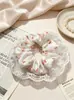 Scrunchie de renda floral, estilo despojado, scrunchie de alta elasticidade, fornecimento no atacado, direto do fabricante