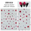 Pegatinas para Uñas Estrella Corazón con Borde Dorado Adhesivo Plano Rombo Versátil Corazón Accesorios para Arte de Uñas Estilo Dh