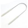Raspador de Língua em Aço Inoxidável em Forma de U, Limpador de Língua Antibacteriano, Placa de Língua, Cuidado Oral, Ferramenta Refrescante de Hálito Venda por Atacado