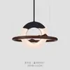 Novo Lustre para Sala de Chá Zen Estilo Chinês 2025 para Sala de Estar e Sala de Jantar, Estilo Criativo Meio do Século Wabi-Sabi
