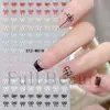 Beleza Completa Transfronteiriça Novos Adesivos de Nail Art Laços Mini Fofos Laços Combinando Cores Adesivos de Nail Art de Laços