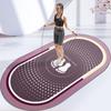 Colchoneta insonorizada para saltar la cuerda, colchoneta amortiguadora, colchoneta de yoga grande, colchoneta deportiva de interior gruesa, antideslizante, para fitness en casa, silenciosa