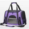 Bolsa de Viaje para Mascotas, Bolso Cruzado Portátil para Gatos y Perros, Transportador Plegable para Gatos, Jaula Acolchada para Gatos, Mochila Transpirable
