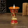 Lâmpada de Manteiga Eletrônica de Cobre Puro Suprimentos Budistas Lâmpada de Latão Lâmpada de Cobre Perpétuo Lâmpada de Cobre Puro Doméstica