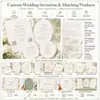 Conjunto Clássico de Convites de Casamento com Serviços de Design Personalizado, Adequado para Pequenos Varejistas