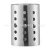 Porta Palillos de Acero Inoxidable Estilo Coreano Portalápices Oval Almacenamiento Porta Palillos de Acero Inoxidable Dorado Soporte para Tubo de Succión Soporte para Cuchillo y Tenedor Tubo de Succión