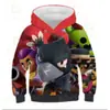 Comércio exterior Moda Primavera e Outono novo moletom impressão digital 3D masculino e feminino solto Esportes Uniforme de Baseball suéter moderno