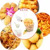 Cesta de freír para patatas fritas de acero inoxidable transfronteriza Cesta para snacks de comida occidental Cesta de malla frita Cesta con soporte para escurrir a prueba de aceite