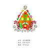 Nuevos Globos de Papel de Aluminio de Navidad Mini Dibujos Animados Decoraciones para Fiestas Navideñas Muñeco de Nieve Copo de Nieve Reno Venta al por mayor Transfronteriza