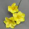 Flores Artificiais Coloridas de Dopamina para Montagem de Cena de Casamento, Arranjos de Flores de Seda, Materiais Florais, Flores para Decoração de Painel de Casamento