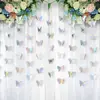 Decorações Penduradas para Corredor de Jardim de Infância Temporada de Volta às Aulas Decoração de Atmosfera de Festa Borboletas Flores Peças Redondas Serpentinas Teto Ornamentos Criativos Pendurados