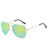 Óculos de Sol Unisex Óculos Aviador Retrô Óculos de Proteção Moda Clássica Tendência Lente Colorida Óculos de Sol 3026