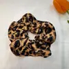 Goma para el pelo con lazo y estampado de leopardo retro para mujer, estilo coreano, ligera y esponjosa, versátil para el uso diario, liga para el pelo, accesorio para el pelo