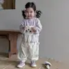 Conjunto de Ropa de Dibujos Animados Lindo de Primavera para Bebés y Niños Pequeños, Conjunto de Camiseta y Pantalones Casuales, Ropa de Primavera para Salidas de Bebés