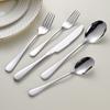 Juego de Cubiertos de Acero Inoxidable 1010 para Filete, Incluye Cuchillo, Tenedor, Cuchara, Cucharita de Café, Cuchara Sopera y Juego de Cuchillo y Tenedor para Filete
